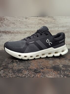 Mens On Cloudrunner Running Shoes Sz 12 Used 3ME10140264 Black Mesh Walking